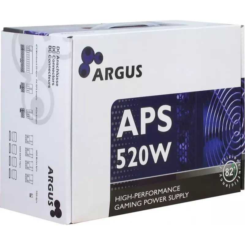 Virtalähde Inter-Tech Argus APS 520 W