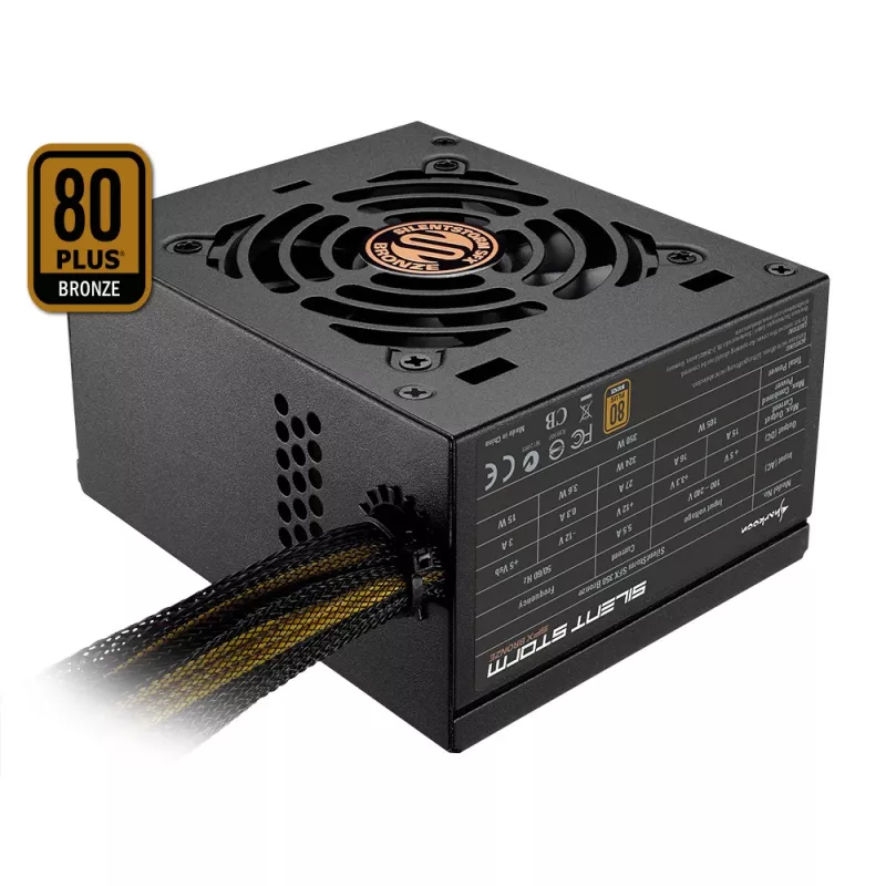 Virtalähde Sharkoon SilentStorm SFX Bronze 450 W