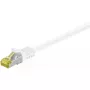 Verkkokaapeli Goobay RJ45-patchkaapeli CAT 6A S/FTP 2 m valkoinen
