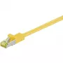 Verkkokaapeli Goobay RJ-45 CAT7 0,5 m keltainen S/FTP