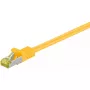 Verkkokaapeli Goobay RJ45-patchkaapeli CAT 6A S/FTP 2 m keltainen