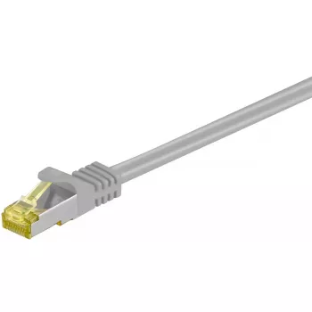 Verkkokaapeli Goobay RJ45-patchkaapeli CAT 6A S/FTP 2 m harmaa