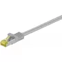 Verkkokaapeli Goobay RJ45-patchkaapeli CAT 6A S/FTP 2 m harmaa