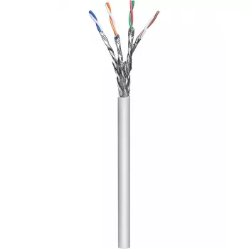 Verkkokaapeli Goobay 96094 harmaa 100 m Cat6a S/FTP