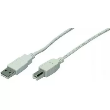 USB-kaapeli LogiLink 5 m USB 2.0 USB A Mini-USB B harmaa
