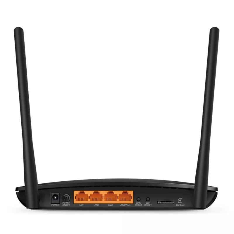 TP-Link Archer MR200 langaton reititin Fast Ethernet Dual-Band (2,4 GHz / 5 GHz) 4G musta