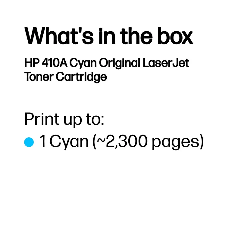 Värikasetti HP CF411A M452DN 2300 sivua syaani