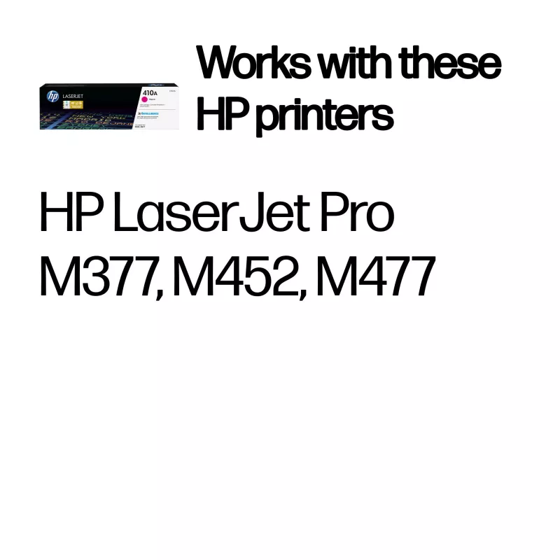 Värikasetti HP magenta 410A CF413A 2300 sivua