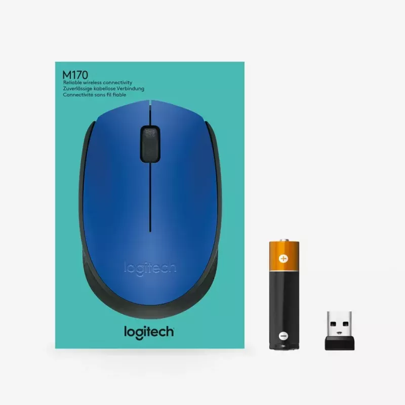Logitech M171 hiiri RF langaton optinen 1000 DPI, sininen