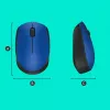 Logitech M171 hiiri RF langaton optinen 1000 DPI, sininen