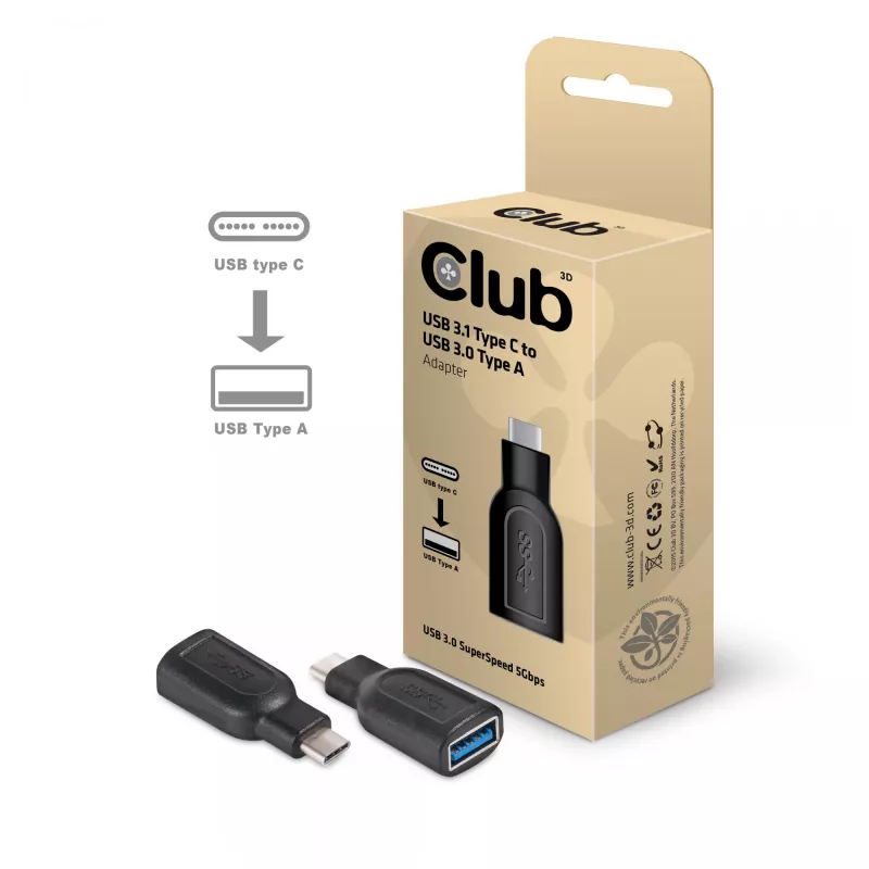 USB 3.1 Type-C - USB 3.0 -adapteri CLUB3D CAA-1521