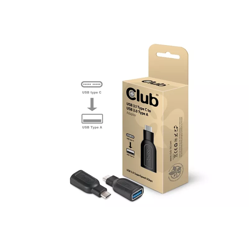 USB 3.1 Type-C - USB 3.0 -adapteri CLUB3D CAA-1521