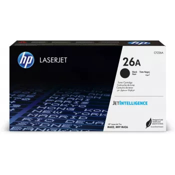 HP 26A alkuperäinen LaserJet-värikasetti musta, 3100 sivua, musta, 1 kpl