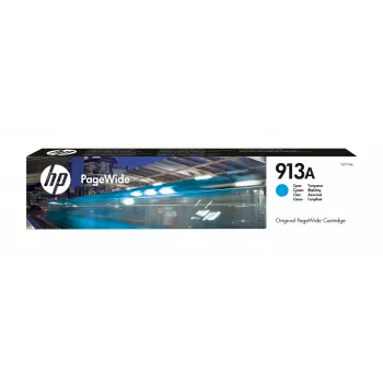 HP 913A syaani alkuperäinen PageWide-värikasetti, syaani, 1 kpl, 3 000 sivua