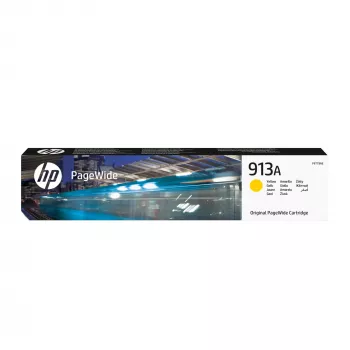 HP 913A keltainen alkuperäinen PageWide-värikasetti