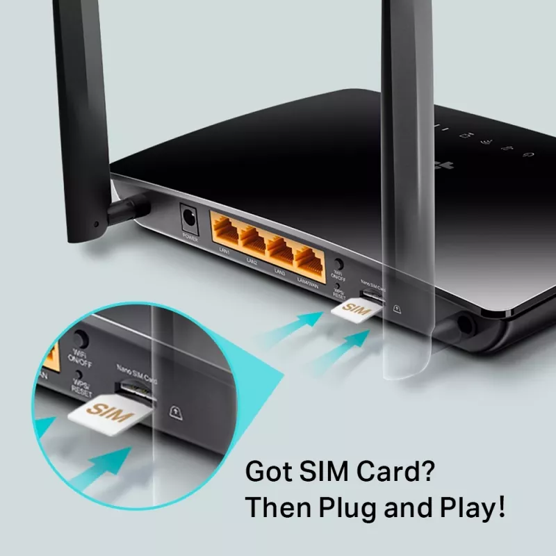 TP-Link 300 Mbps Wireless N 4G LTE -reititin