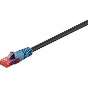 Verkkokaapeli GOOBAY Cat6 U/UTP musta 60 m kullatuilla RJ-45-koskettimilla
