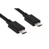 CLUB3D USB Gen2 Type-C Video 4K60Hz, Data 10Gbit/s ja 100W lataus 1 metri M/F