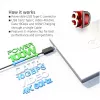 CLUB3D USB Gen2 Type-C Video 4K60Hz, Data 10Gbit/s ja 100W lataus 1 metri M/F