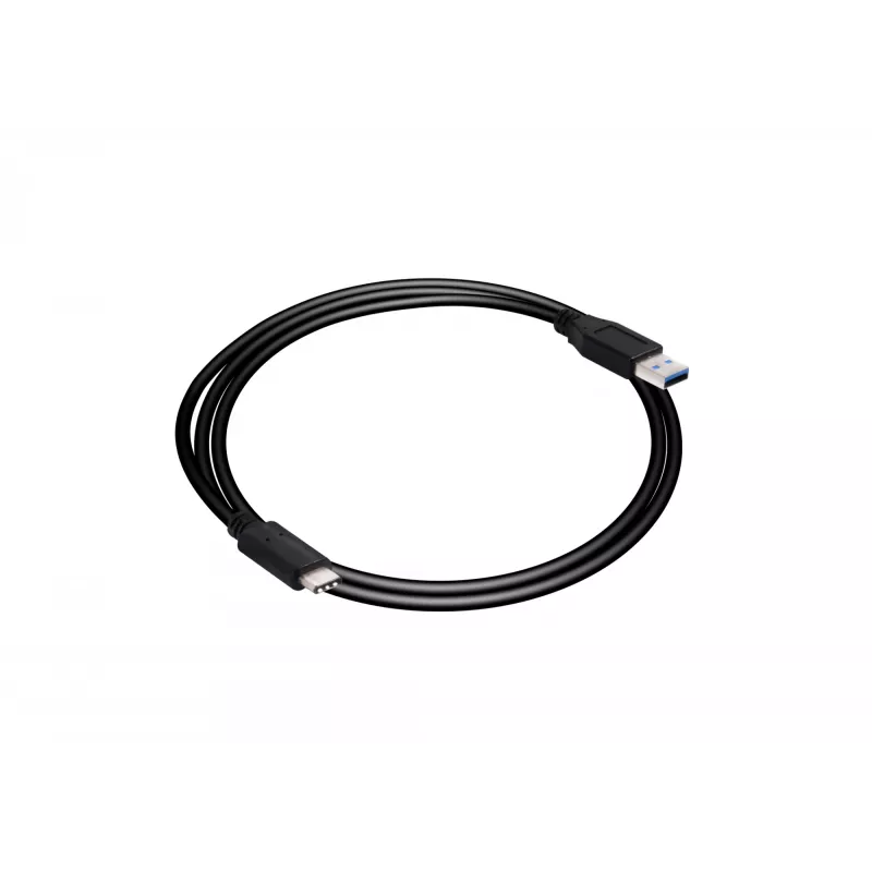 Club 3D CAC-1523 USB-C–USB-A-kaapeli, USB 3.1 Gen 2, 10 Gbps, PD 60 W, uros/uros, 1 m, musta