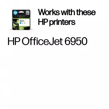 HP 903XL alkuperäinen muste, syaani, suuri kapasiteetti, 1 kpl, 750 sivua