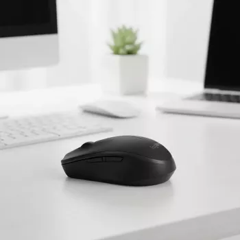 Langaton optinen hiiri Logitech B170 RF, molempikätinen, 3 painiketta, musta, 10 m kantama, jopa 12 kuukauden akunkesto