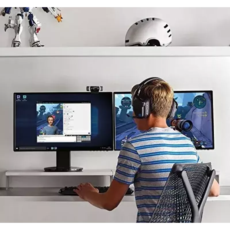 Logitech C922 1920 x 1080 pikseliä USB musta verkkokamera