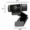 Logitech C922 1920 x 1080 pikseliä USB musta verkkokamera