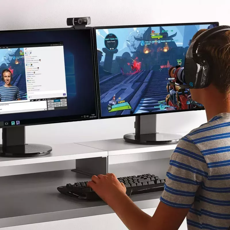 Logitech C922 1920 x 1080 pikseliä USB musta verkkokamera