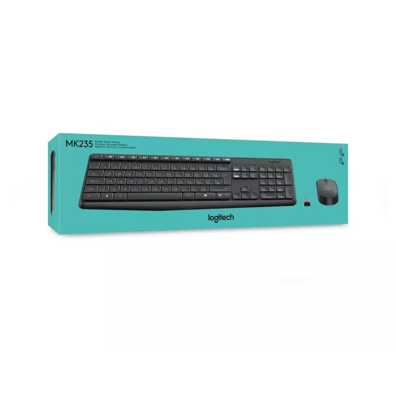 Langaton näppäimistö- ja hiirisarja Logitech MK235