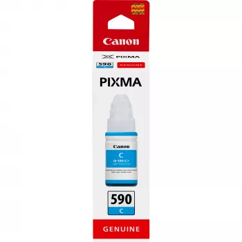 Canon GI-590 syaani mustepullo, Canon, syaani, 70 ml, Japani, 1 kpl