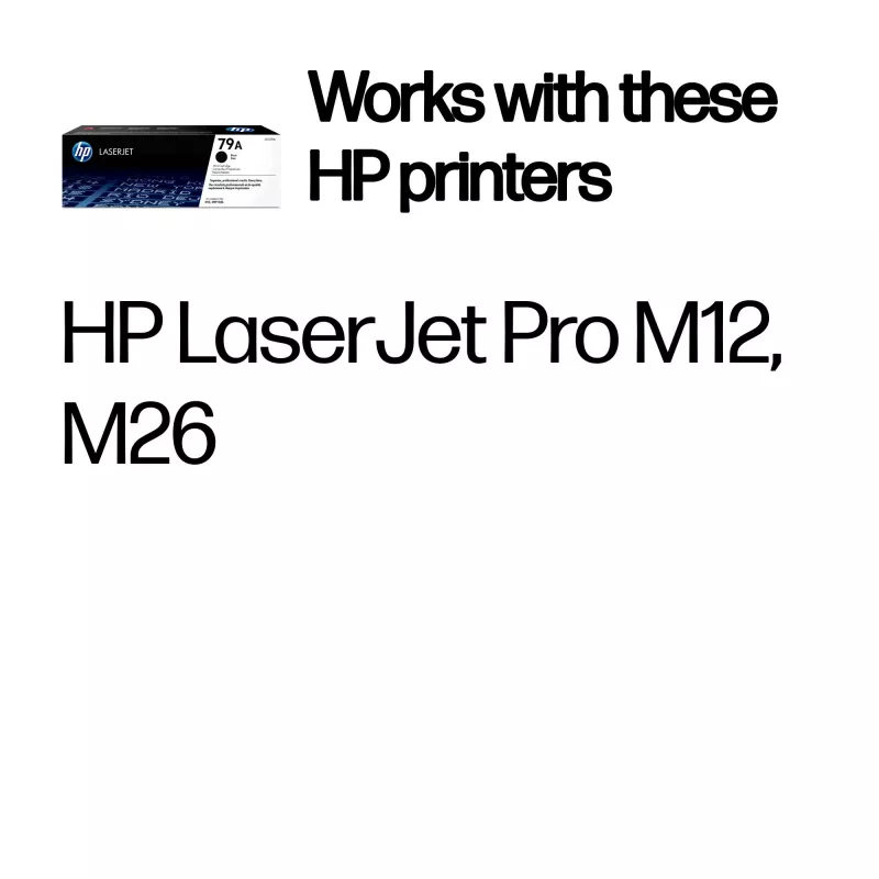 Värikasetti HP 79A musta alkuperäinen LaserJet 1000 sivua musta