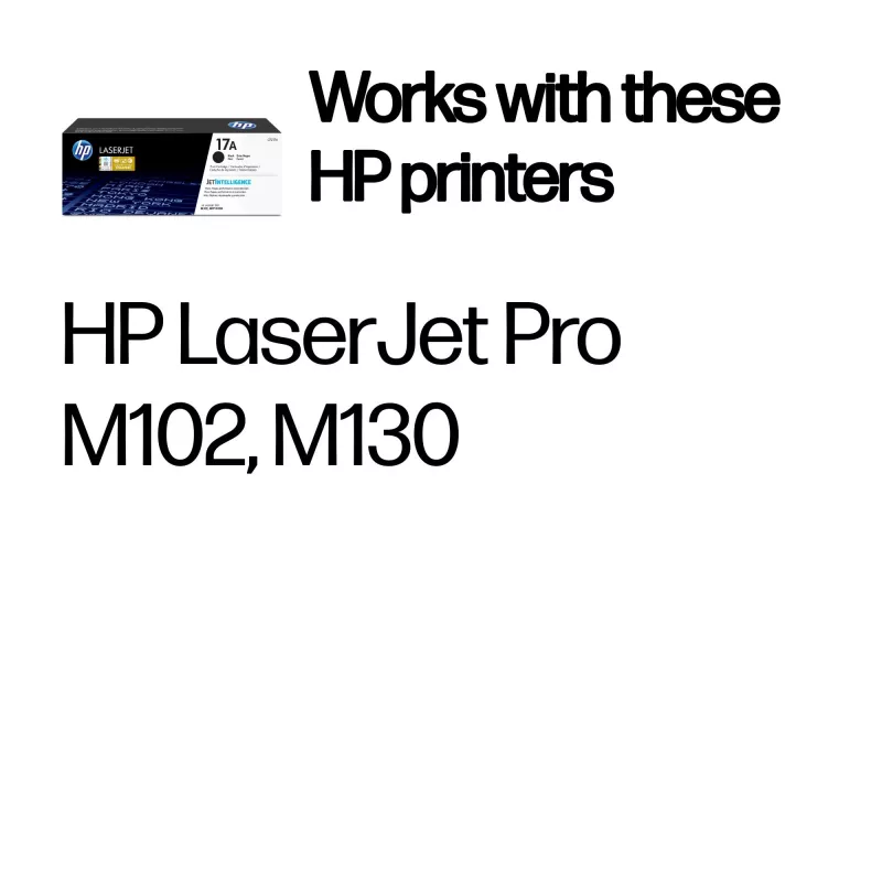 HP 17A alkuperäinen LaserJet -värikasetti, musta, 1600 sivua, 1 kpl