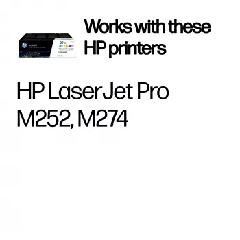 HP 201X 3 kpl:n pakkaus High Yield syaani/magenta/keltainen alkuperäiset LaserJet-värikasetit