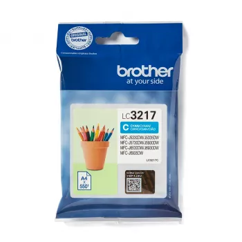 Brother LC3217C mustepatruuna 1 kpl alkuperäinen syaani