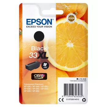 Epson oranssi yksittäispakkaus musta 33XL Claria Premium Ink