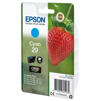Epson Strawberry yksittäispakkaus syaani 29 Claria Home -muste