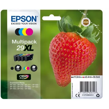Epson värikasetti C13T29964012 29XL XL musta syaani magenta keltainen
