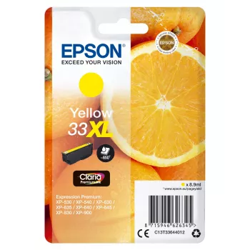 Epson Oranges yksittäispakkaus keltainen 33XL Claria Premium -muste