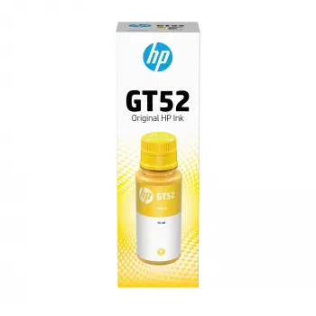 HP GT52 keltainen alkuperäinen mustepullo