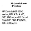 HP GT52 keltainen alkuperäinen mustepullo
