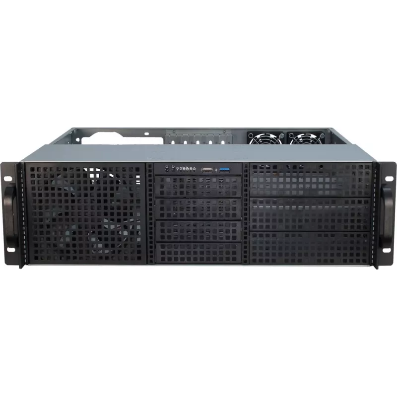 Palvelinkotelo Inter-Tech 3U-30240 rack musta