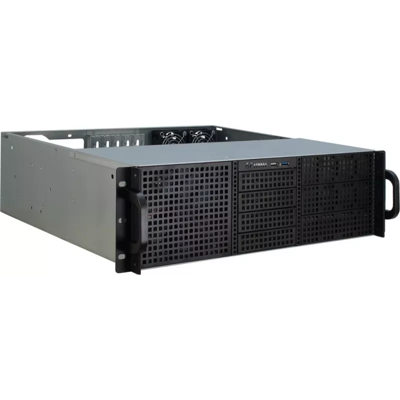 Palvelinkotelo Inter-Tech 3U-30240 rack musta