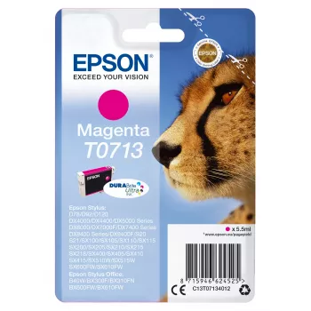 Epson yksittäispakkaus magenta T0713 DURABrite Ultra muste