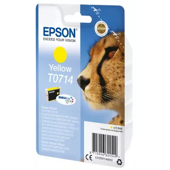 Epson yksittäispakkaus keltainen T0714 DURABrite Ultra muste