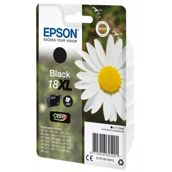 Epson Daisy yksittäispakkaus musta 18XL Claria Home muste