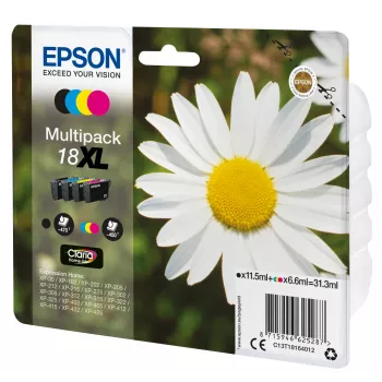 Epson Daisy monipakkaus 4 väriä 18XL Claria Home muste
