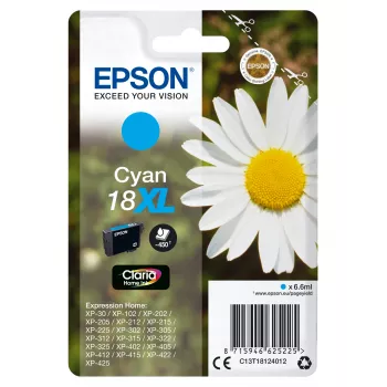 Epson Daisy yksittäispakkaus syaani 18XL Claria Home muste