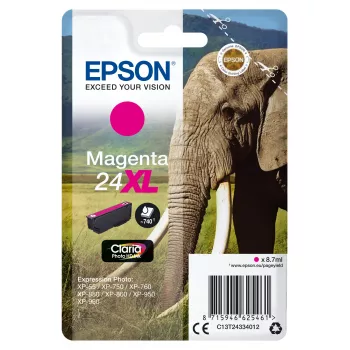 Kasetti Epson magenta muste 24XL C13T24334012 Claria Photo HD