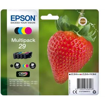 Epson Strawberry monipakkaus 4 väriä 29 Claria Home muste